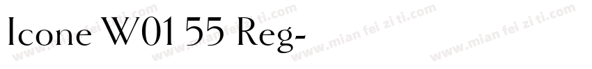 Icone W01 55 Reg字体转换